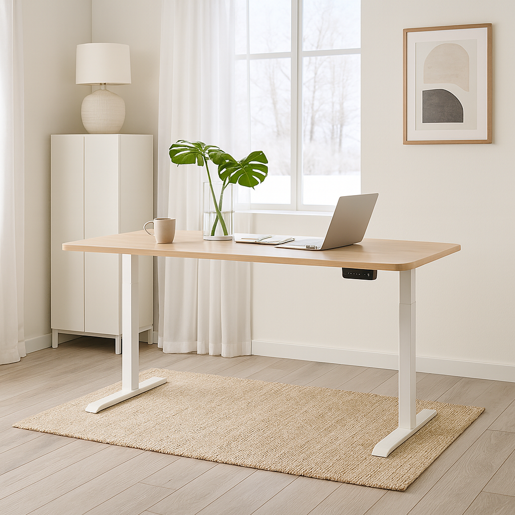 Bureau Ergo Stand Pro Blanc